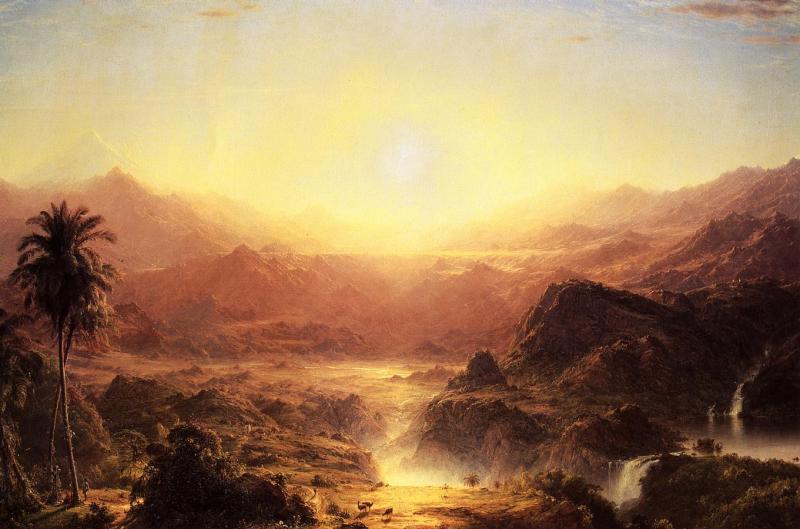 Frederic Edwin Church Andes of Eduador France oil painting art